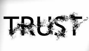 Trust fades